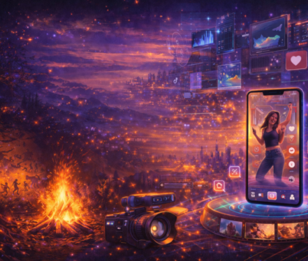 From Campfires to TikTok Storytelling in the Algorithmic Age (image) From Campfires to TikTok Storytelling in the Algorithmic Age (image)