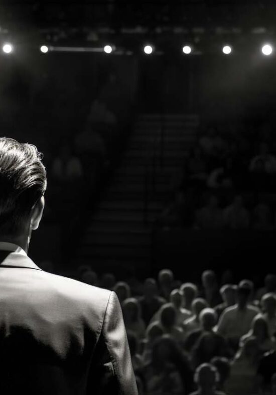 view-black-white-person-attending-theatre view-black-white-person-attending-theatre